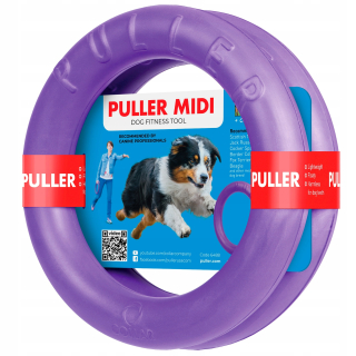 PULLER midi sťahovák pre psov 19,5 cm krúžok 2 ks
